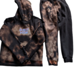 Slangg Media unisex tie dye sweat suit size M