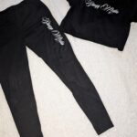 Slangg media matching outfit leggings & crop top women size S