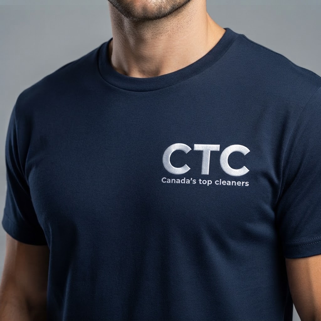 1000006879 Canada's Top Cleaners work T-shirt (Large) - Image 1